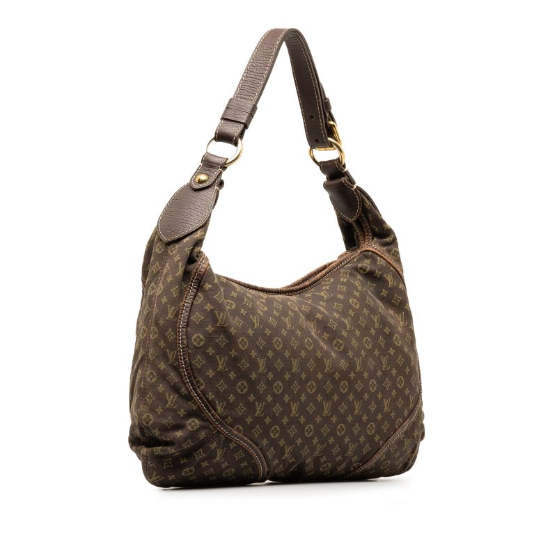 Brown Louis Vuitton Monogram Mini Lin Romance Hobo Bag - Image 2