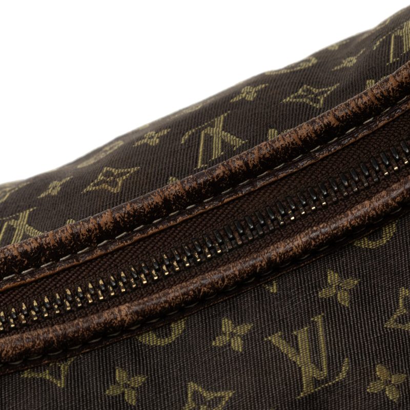Brown Louis Vuitton Monogram Mini Lin Romance Hobo Bag - Image 8