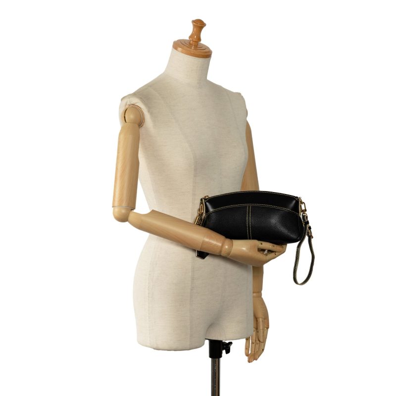 Black Louis Vuitton Taiga Anton Tote Satchel - Image 12