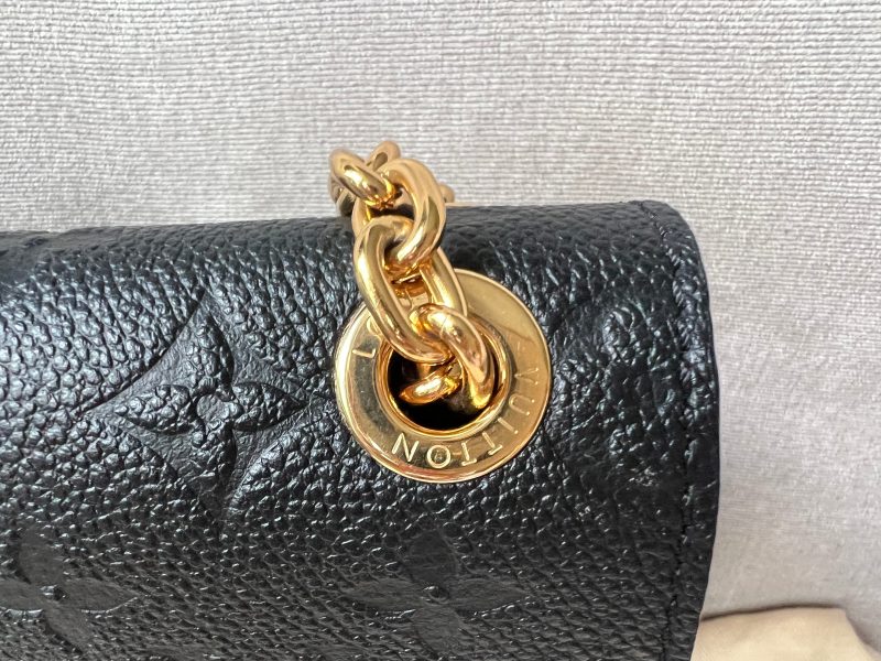 Louis Vuitton Black Empreinte Wallet on Chain Cross-Body - Image 7