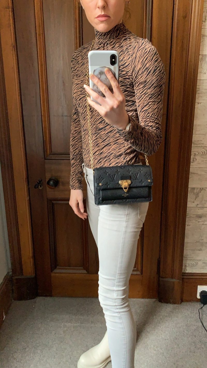 Louis Vuitton Black Empreinte Vavin PM - Image 4