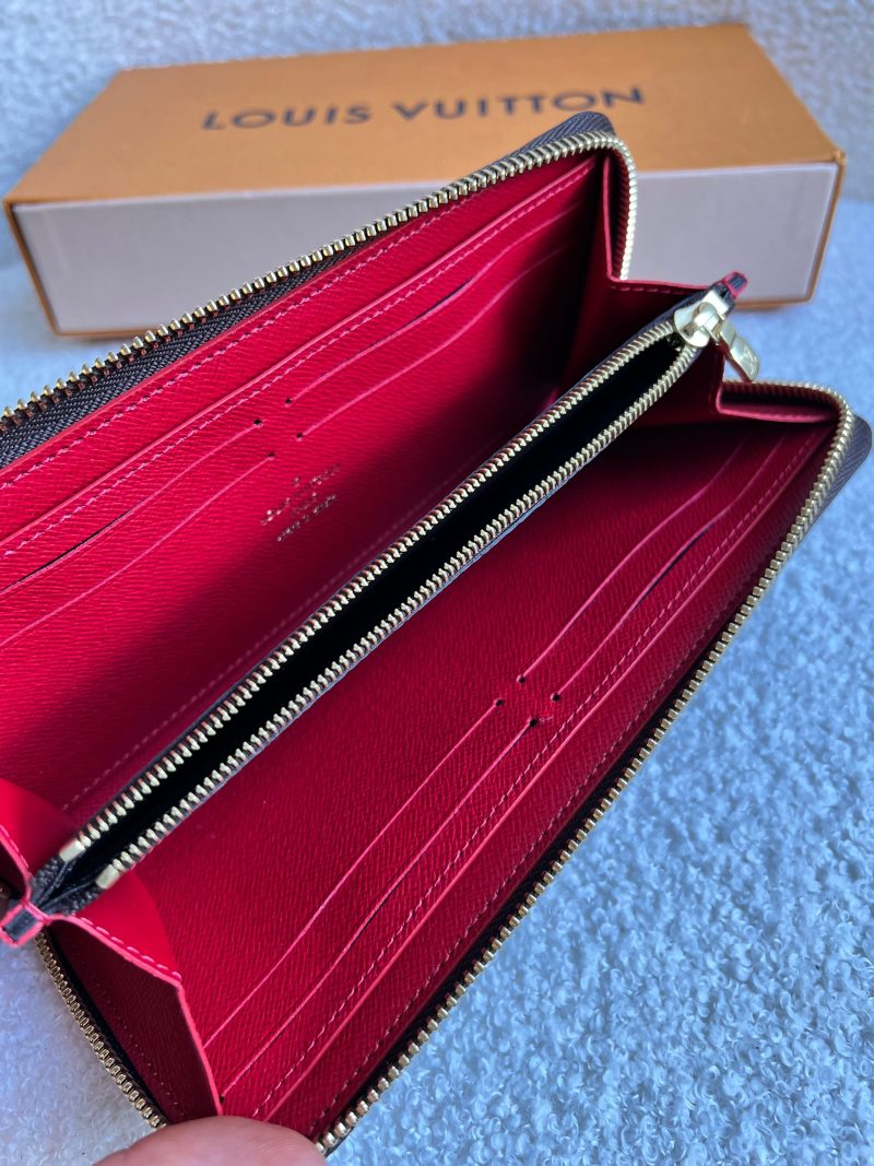 Louis Vuitton Clemence Wallet in Damier Ebene - Image 16