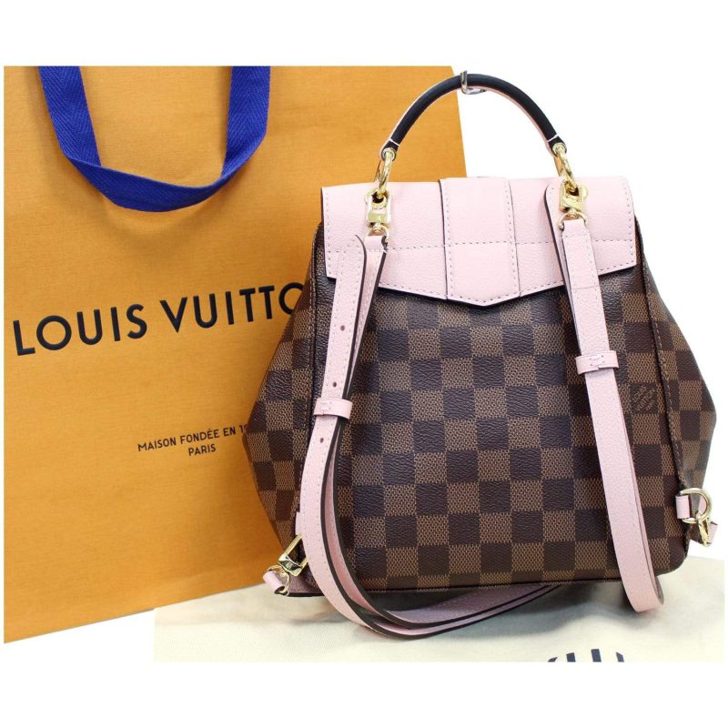 LOUIS VUITTON Clapton Damier Ebene Backpack Bag Magnolia - Image 5