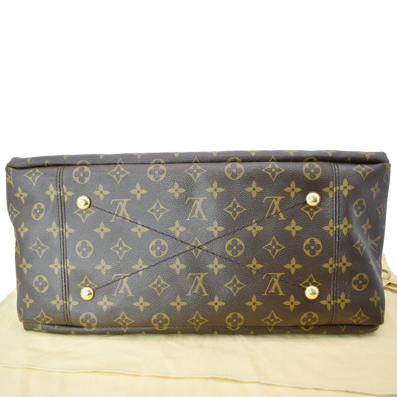 LOUIS VUITTON Artsy MM Monogram Canvas Hobo Bag Brown - Image 9