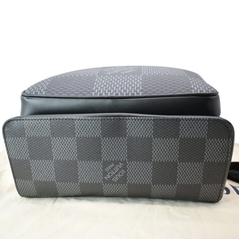 LOUIS VUITTON Campus Damier Infini Leather Bumbag Navy Blue - Image 8