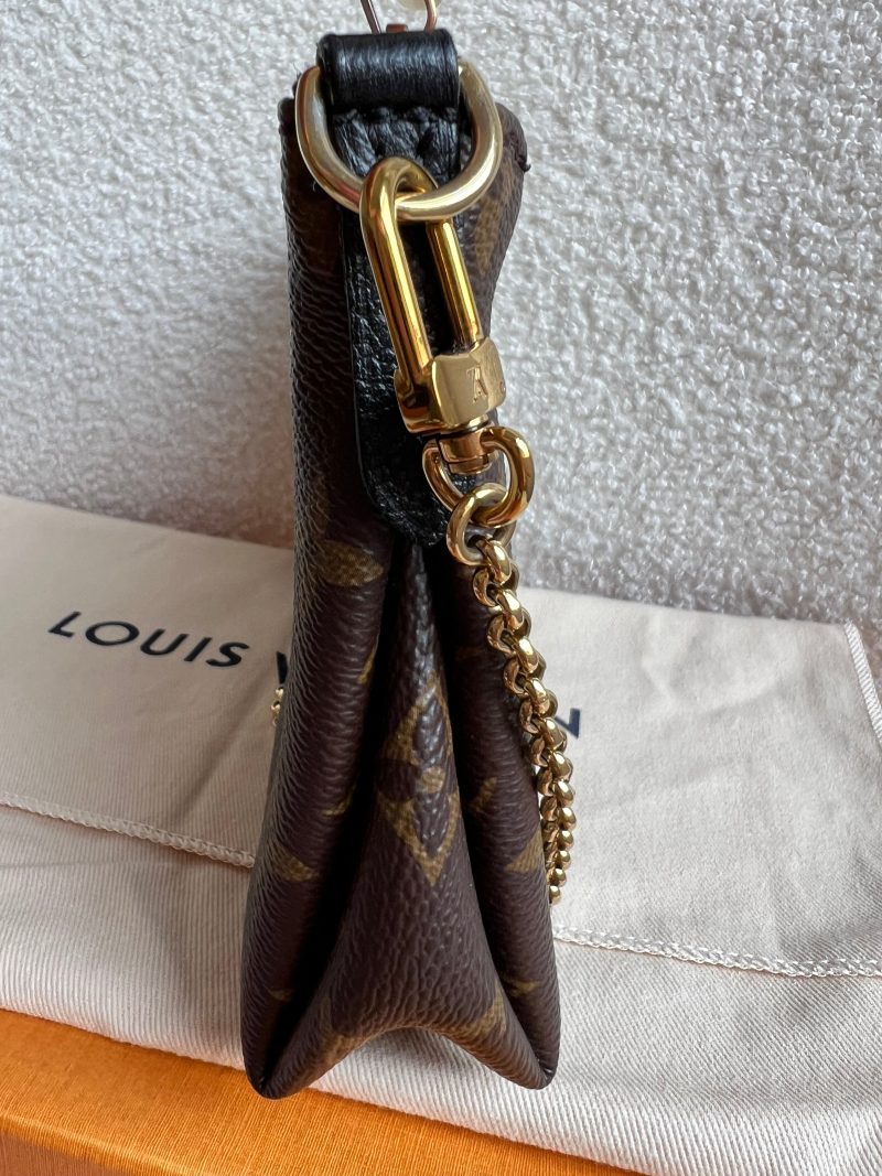 Louis Vuitton Black and White Monogram Canvas Shoulder Bag Medium - Image 8