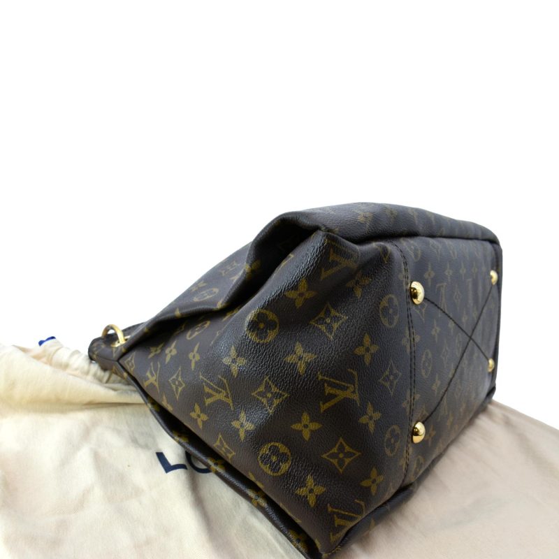 LOUIS VUITTON Artsy MM Monogram Canvas Hobo Bag Brown - Image 8