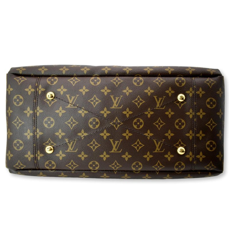LOUIS VUITTON Artsy MM Monogram Canvas Hobo Bag Brown - Image 6