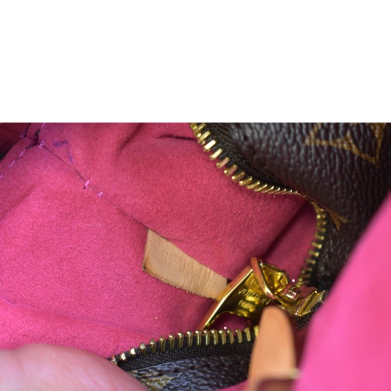 LOUIS VUITTON Love Lock NeoNoe Monogram Canvas Shoulder Bag Brown - Image 9