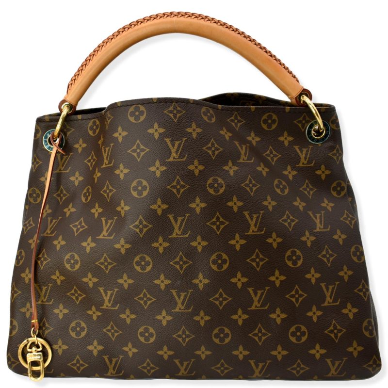 Louis Vuitton artsy mm monogram empreinte leather black
