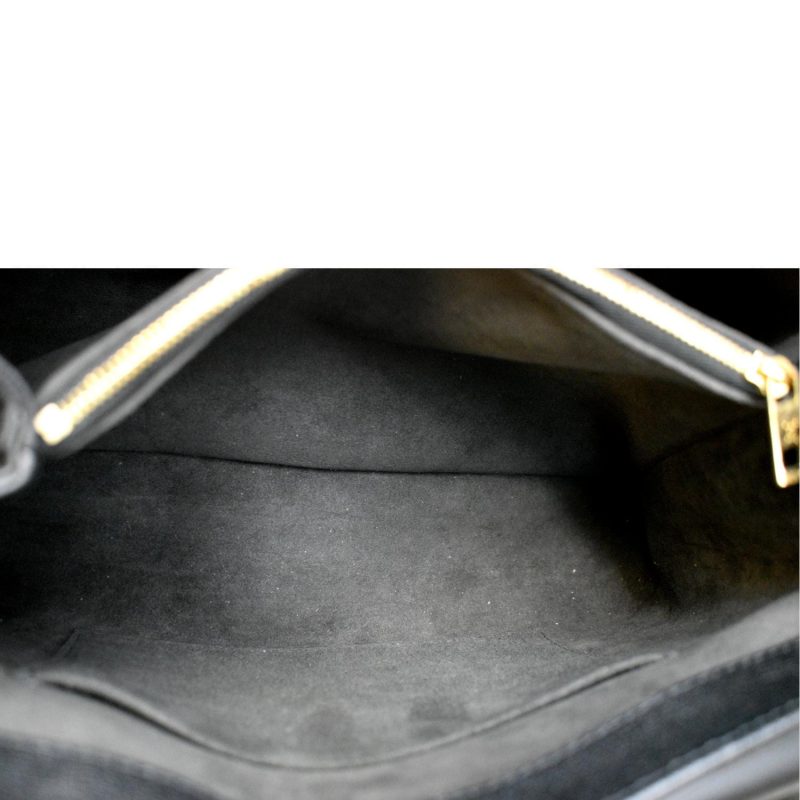 LOUIS VUITTON Very One Handle Monogram Leather Shoulder Bag Black - Image 10