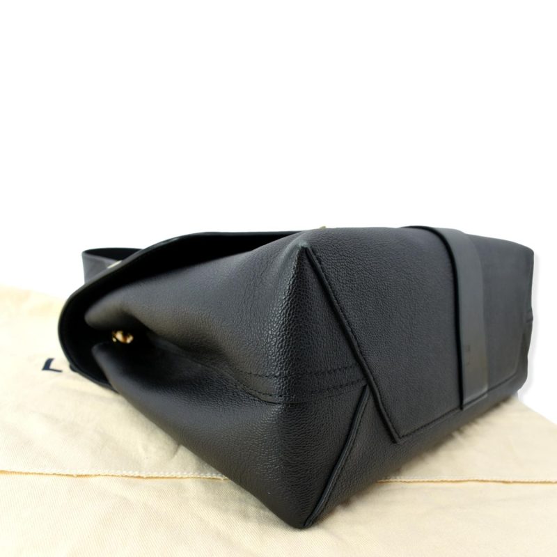 LOUIS VUITTON Very One Handle Monogram Leather Shoulder Bag Black - Image 7