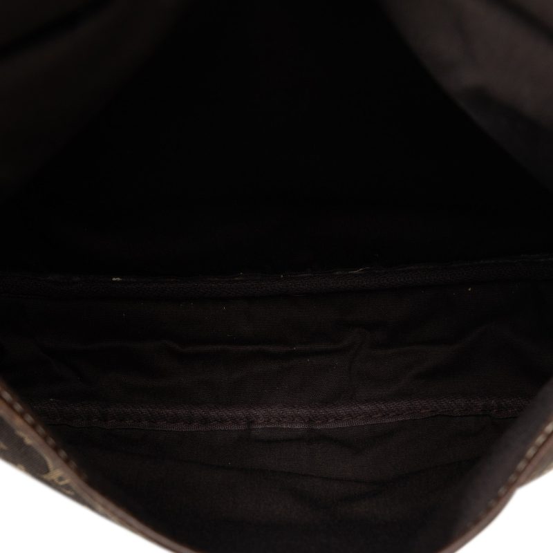 Brown Louis Vuitton Monogram Mini Pochette Accessoires Shoulder Bag - Image 5