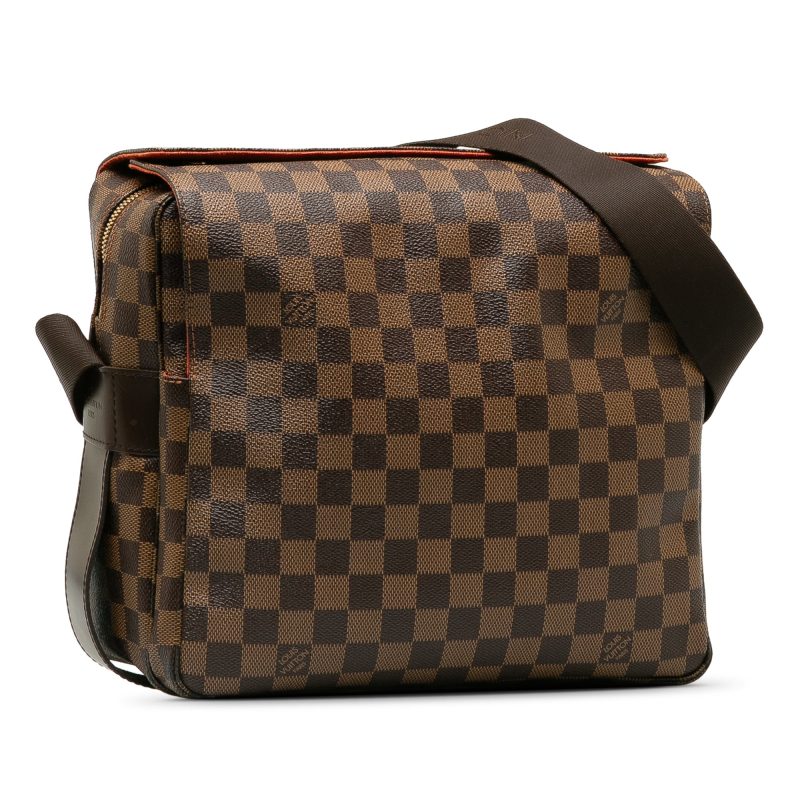 Brown Louis Vuitton Damier Ebene Naviglio Crossbody Bag - Image 2
