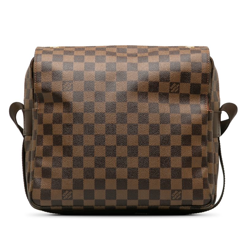 Brown Louis Vuitton Damier Ebene Naviglio Crossbody Bag - Image 3