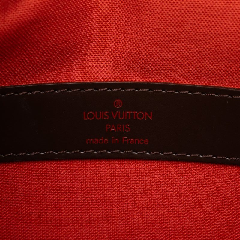 Brown Louis Vuitton Damier Ebene Naviglio Crossbody Bag - Image 6