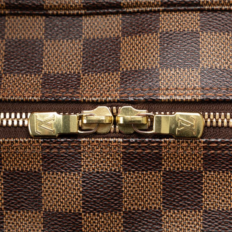 Brown Louis Vuitton Damier Ebene Naviglio Crossbody Bag - Image 8