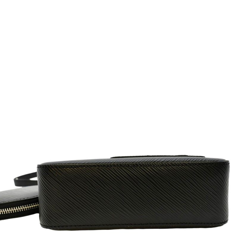 LOUIS VUITTON Marellini Epi Leather Shoulder Bag Black - Image 9
