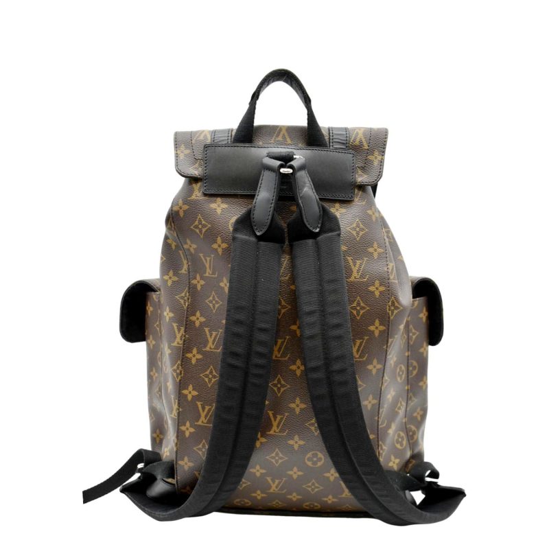 LOUIS VUITTON Christopher Noir M43735 Monogram Macassar Canvas Size MM - Image 4