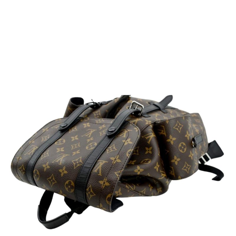 LOUIS VUITTON Christopher Noir M43735 Monogram Macassar Canvas Size MM - Image 6