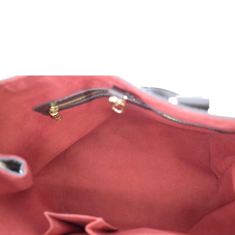 LOUIS VUITTON Hampstead MM Damier Ebene Shoulder Bag Brown - Image 10