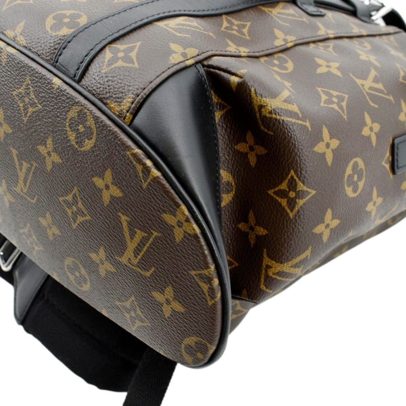 LOUIS VUITTON Christopher Noir M43735 Monogram Macassar Canvas Size MM - Image 9