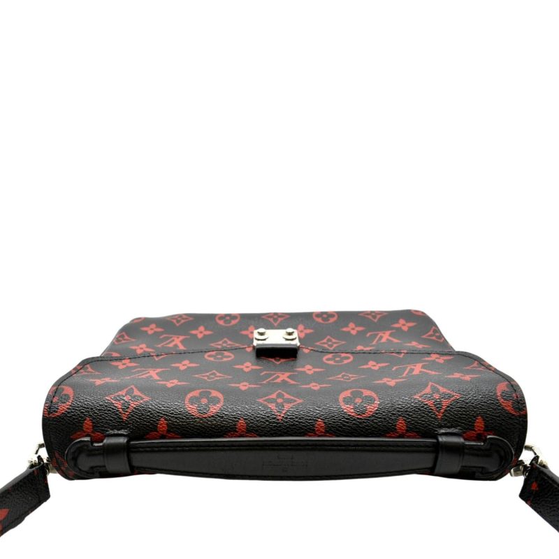 LOUIS VUITTON Metis Pochette Infrarouge Monogram Canvas Crossbody Bag Black - Image 3
