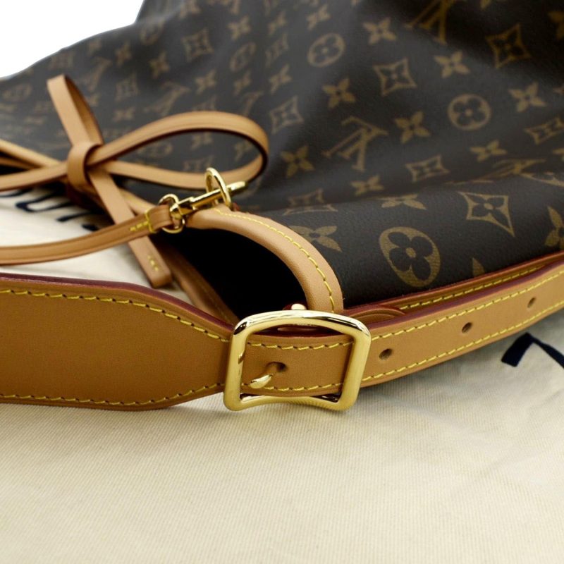 LOUIS VUITTON Carryall MM Monogram Canvas Shoulder Bag Brown - Image 6