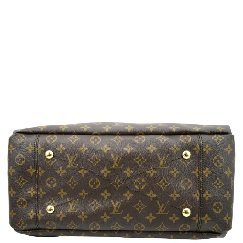 LOUIS VUITTON Artsy MM Monogram Canvas Hobo Bag Brown - Image 9