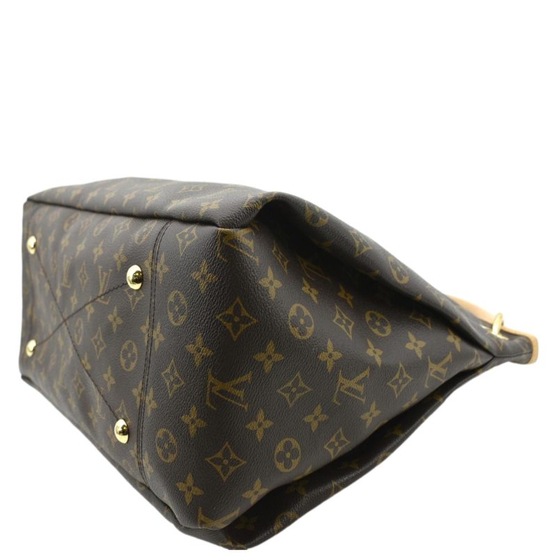 LOUIS VUITTON Artsy MM Monogram Canvas Hobo Bag Brown - Image 7