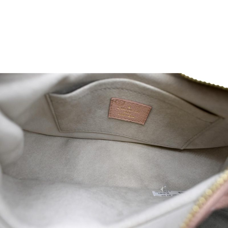 LOUIS VUITTON Bagatelle Monogram Empreinte Shoulder Bag Creme - Image 10