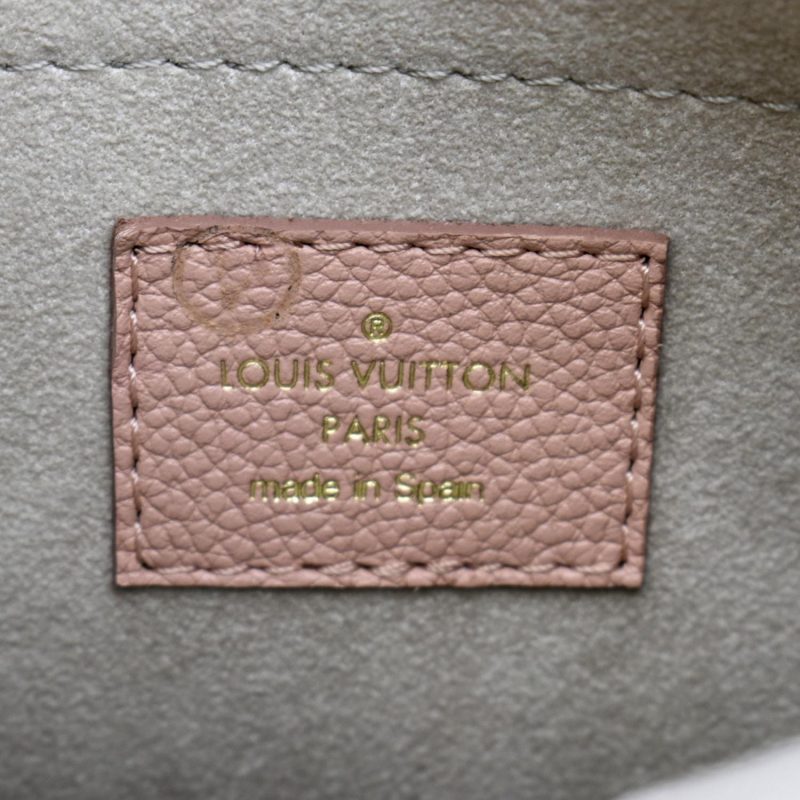 LOUIS VUITTON Bagatelle Monogram Empreinte Shoulder Bag Creme - Image 11