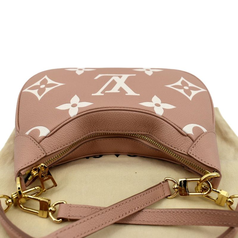 LOUIS VUITTON Bagatelle Monogram Empreinte Shoulder Bag Creme - Image 4