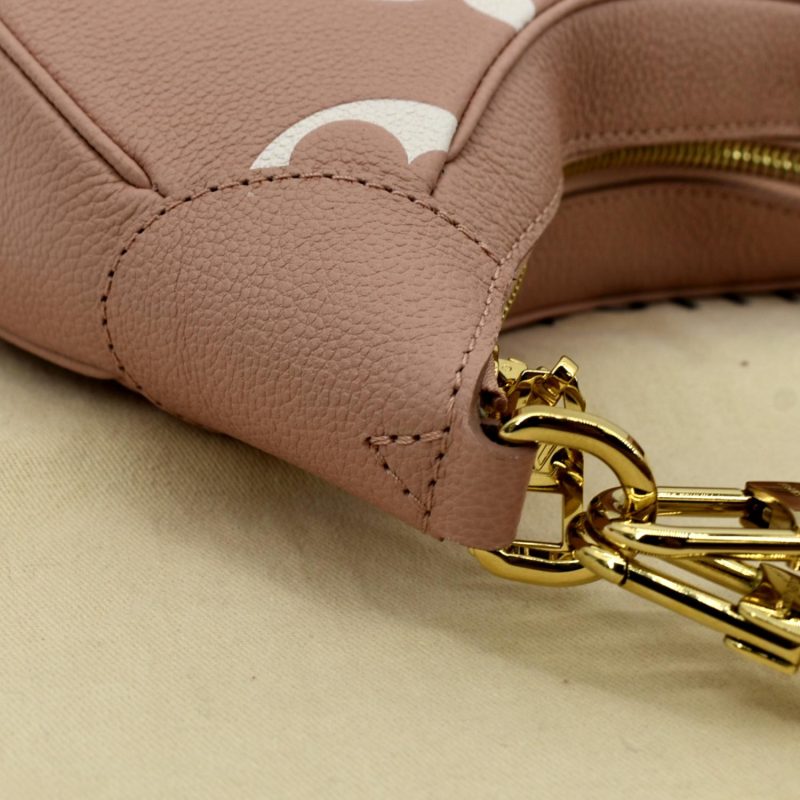 LOUIS VUITTON Bagatelle Monogram Empreinte Shoulder Bag Creme - Image 6