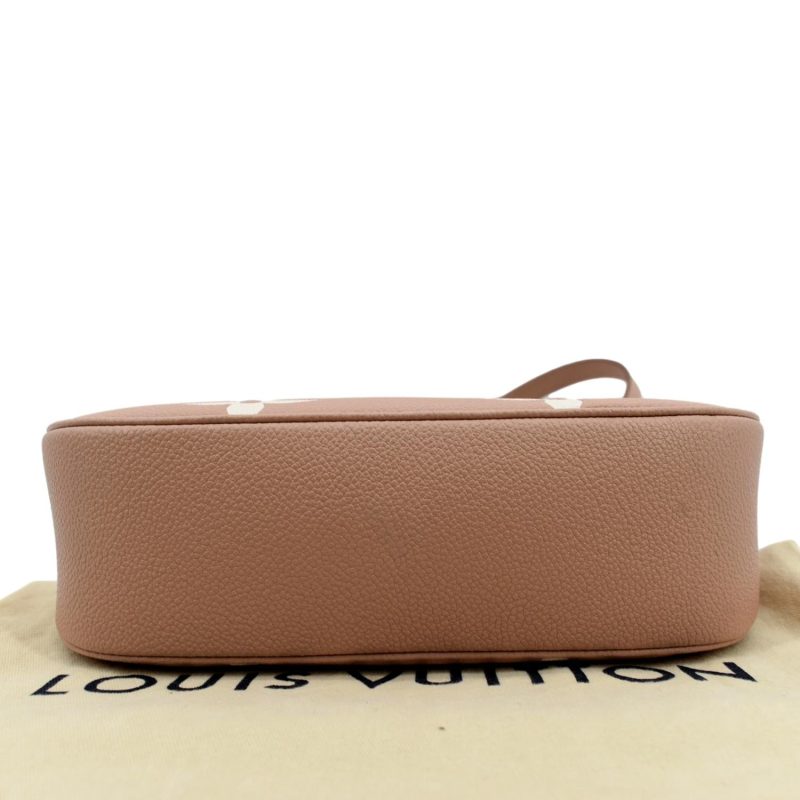 LOUIS VUITTON Bagatelle Monogram Empreinte Shoulder Bag Creme - Image 9