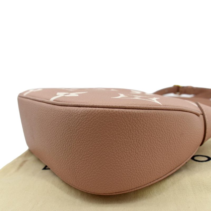 LOUIS VUITTON Bagatelle Monogram Empreinte Shoulder Bag Creme - Image 8
