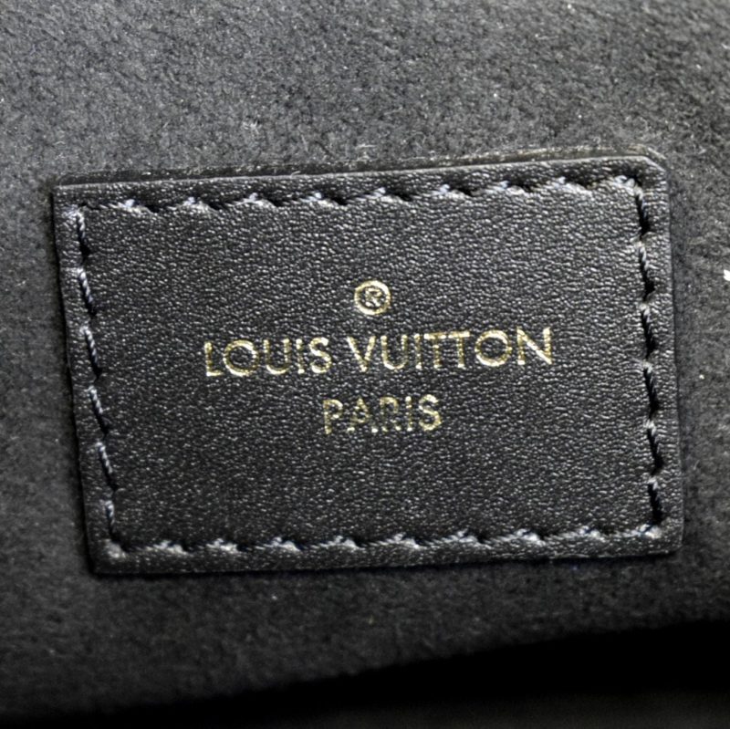 LOUIS VUITTON Onthego PM Monogram Empreinte Tote Shoulder Bag Black - Image 10