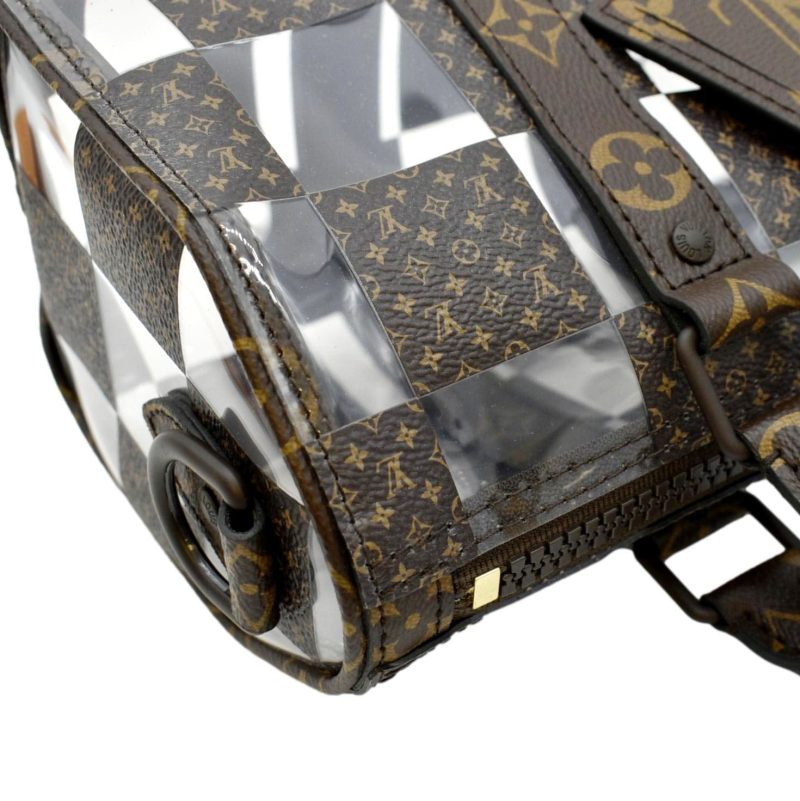 LOUIS VUITTON Chess Messenger Blue N40706 Damier・Denim 3D Cotton - Image 6