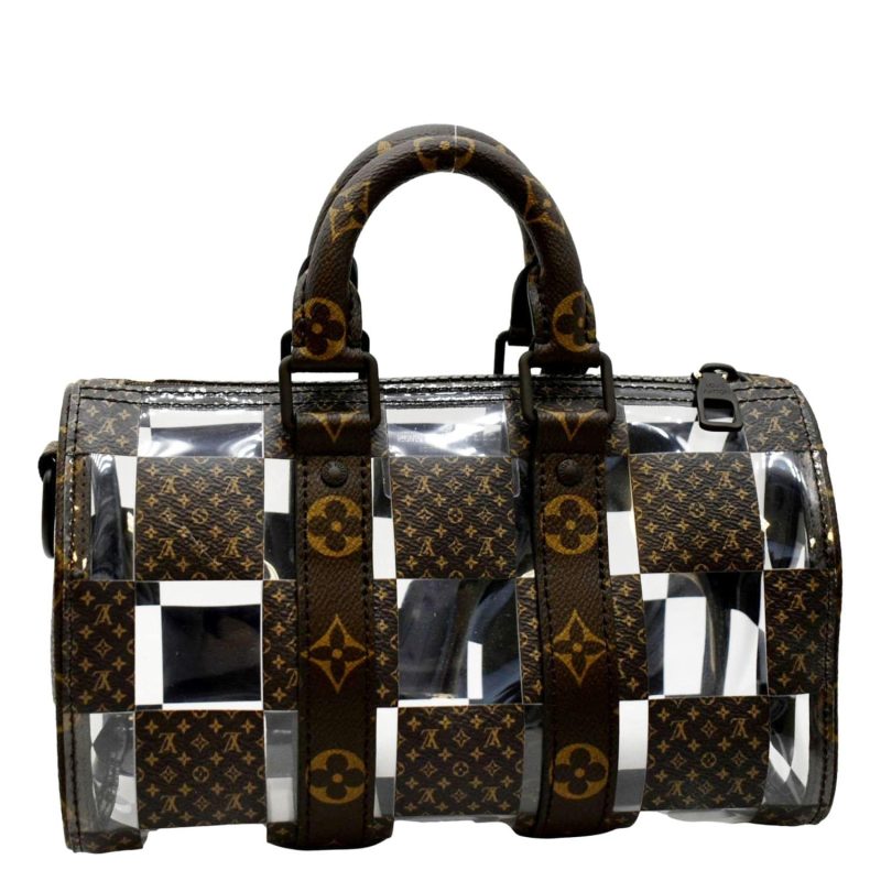 LOUIS VUITTON Chess Messenger Blue N40706 Damier・Denim 3D Cotton - Image 4