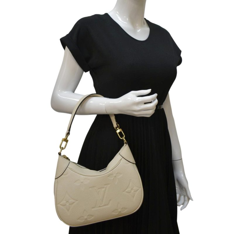 LOUIS VUITTON Bagatelle NM Noir M46002 Monogram Empreinte Leather - Image 2