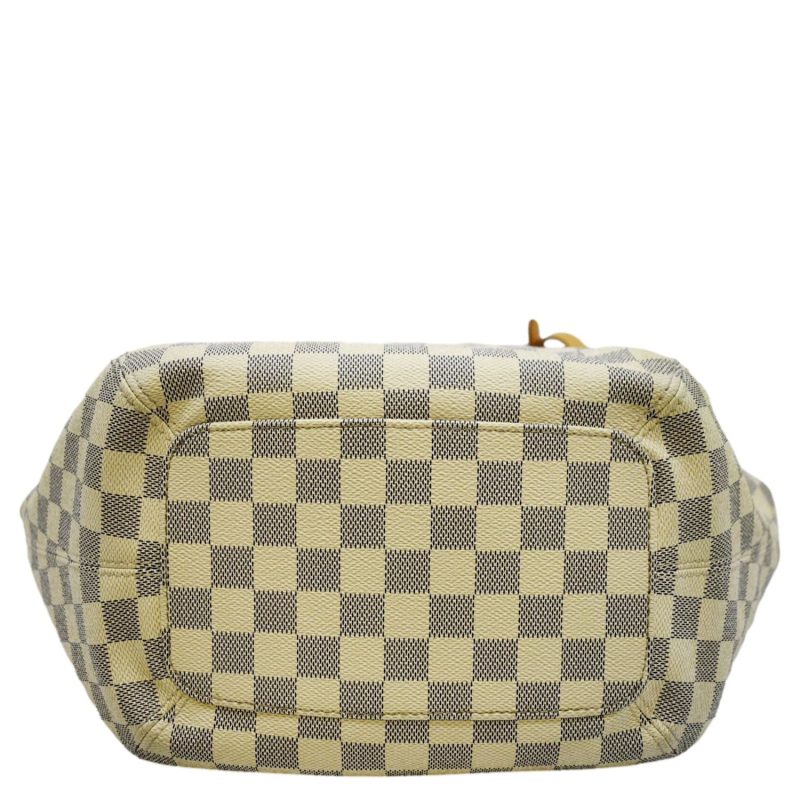 LOUIS VUITTON Salina PM Damier Azur Shoulder Bag White - Image 8