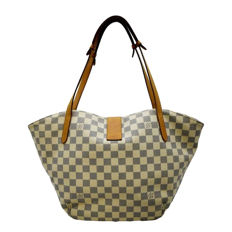 LOUIS VUITTON Salina PM Damier Azur Shoulder Bag White - Image 2