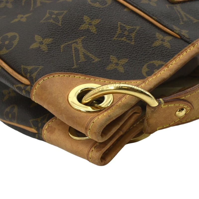 LOUIS VUITTON Galliera PM Monogram Canvas Hobo Shoulder Bag Brown - Image 4