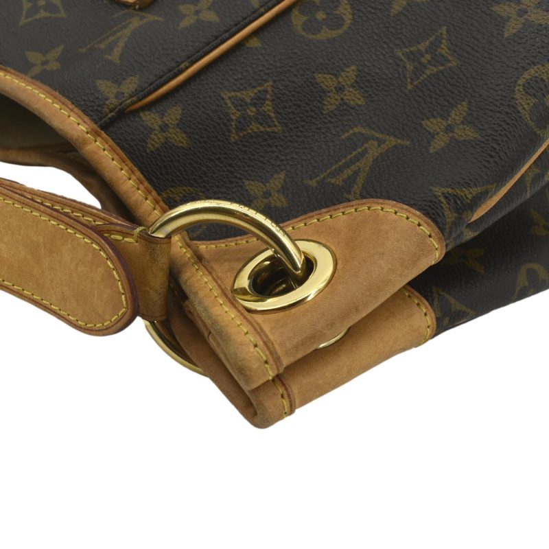 LOUIS VUITTON Galliera PM Monogram Canvas Hobo Shoulder Bag Brown - Image 5