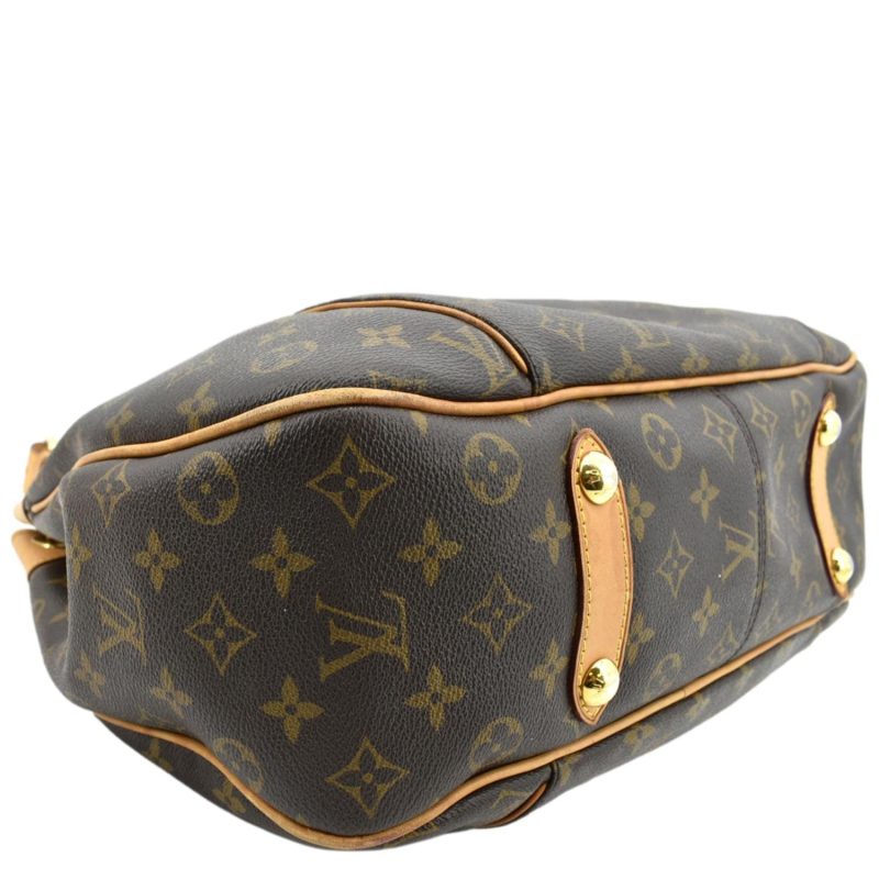 LOUIS VUITTON Galliera PM Monogram Canvas Hobo Shoulder Bag Brown - Image 6
