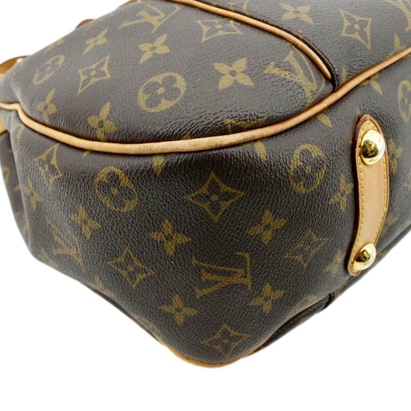LOUIS VUITTON Galliera PM Monogram Canvas Hobo Shoulder Bag Brown - Image 8