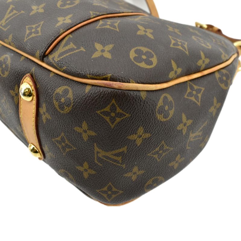 LOUIS VUITTON Galliera PM Monogram Canvas Hobo Shoulder Bag Brown - Image 9