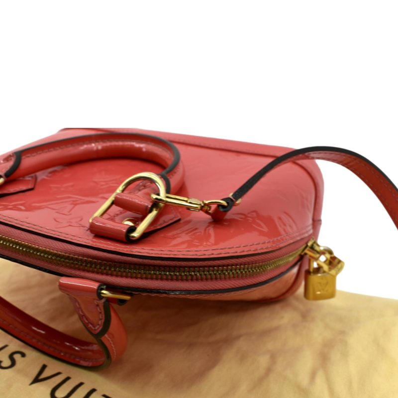 Louis Vuitton ALMA BB N41221 Damier Evene Handbag 2WAY Shoulder Bag Crossbody Brown G GoldPadlock LuggKey Leather - Image 5