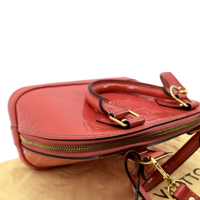Louis Vuitton ALMA BB N41221 Damier Evene Handbag 2WAY Shoulder Bag Crossbody Brown G GoldPadlock LuggKey Leather - Image 6
