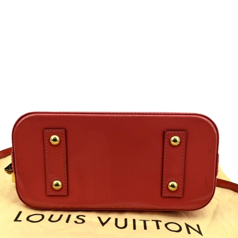 Louis Vuitton ALMA BB N41221 Damier Evene Handbag 2WAY Shoulder Bag Crossbody Brown G GoldPadlock LuggKey Leather - Image 9